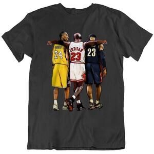 Kobe Bryant Lebron Goats Los Angeles Basketball Fan T Shirt